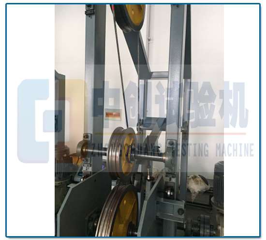 鋼絲繩彎曲疲勞試驗機 內(nèi)部結(jié)構(gòu)圖 鋼絲繩彎曲疲勞試驗機 內(nèi)部結(jié)構(gòu)圖