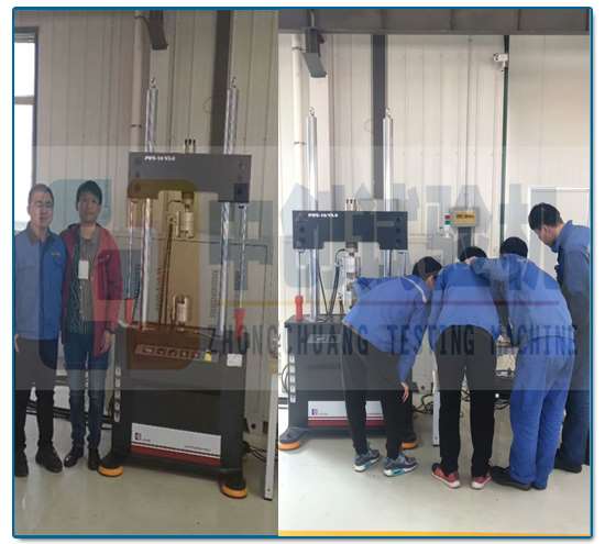 排氣波紋管疲勞試驗(yàn)機(jī) 客戶現(xiàn)場(chǎng) 排氣波紋管疲勞試驗(yàn)機(jī) 客戶現(xiàn)場(chǎng)