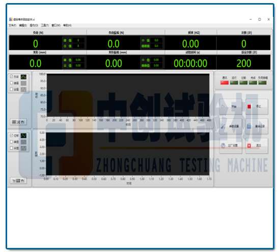 緩沖彈簧疲勞測(cè)試機(jī)試驗(yàn)曲線 緩沖彈簧疲勞測(cè)試機(jī)試驗(yàn)曲線